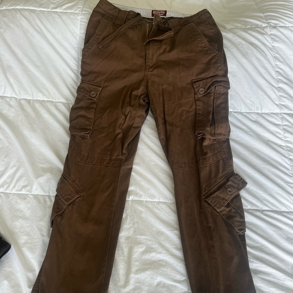 WOMENS BROWN MEDIUM CARGOS